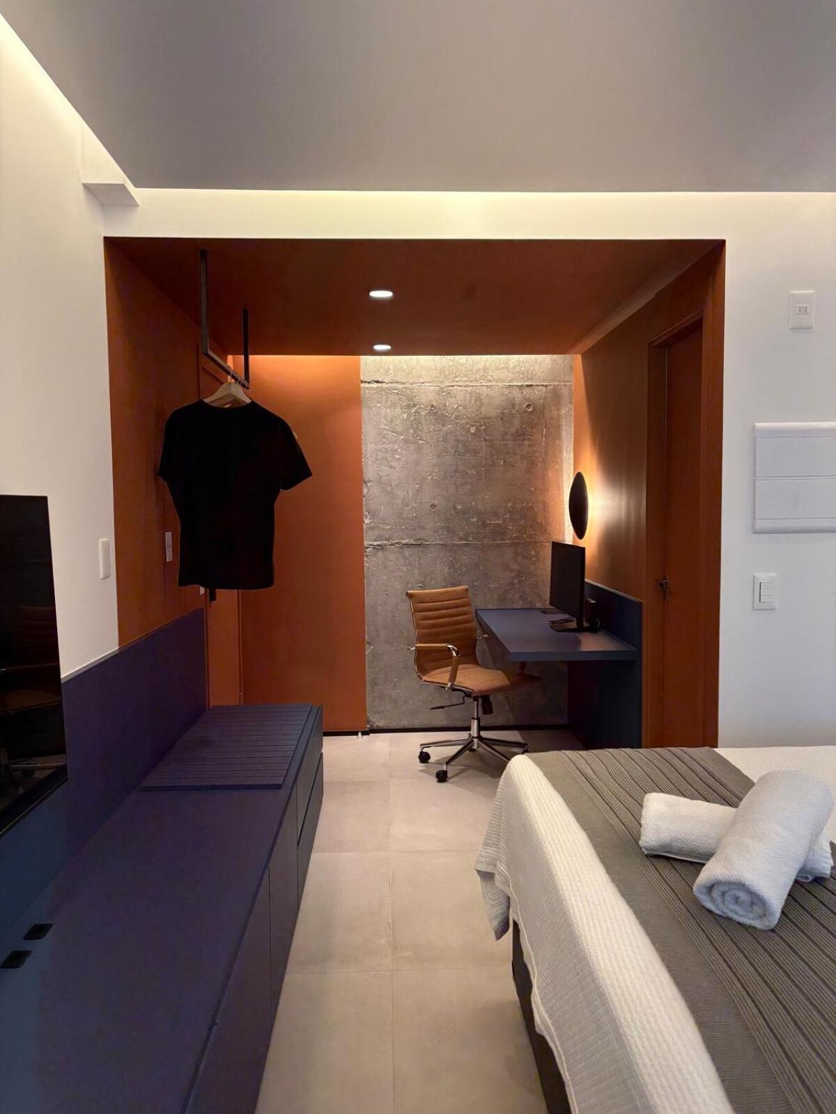 Apartamento Com Estacao De Trabalho E Vista Proximo A Faria Lima E Congonhas San Paolo Esterno foto