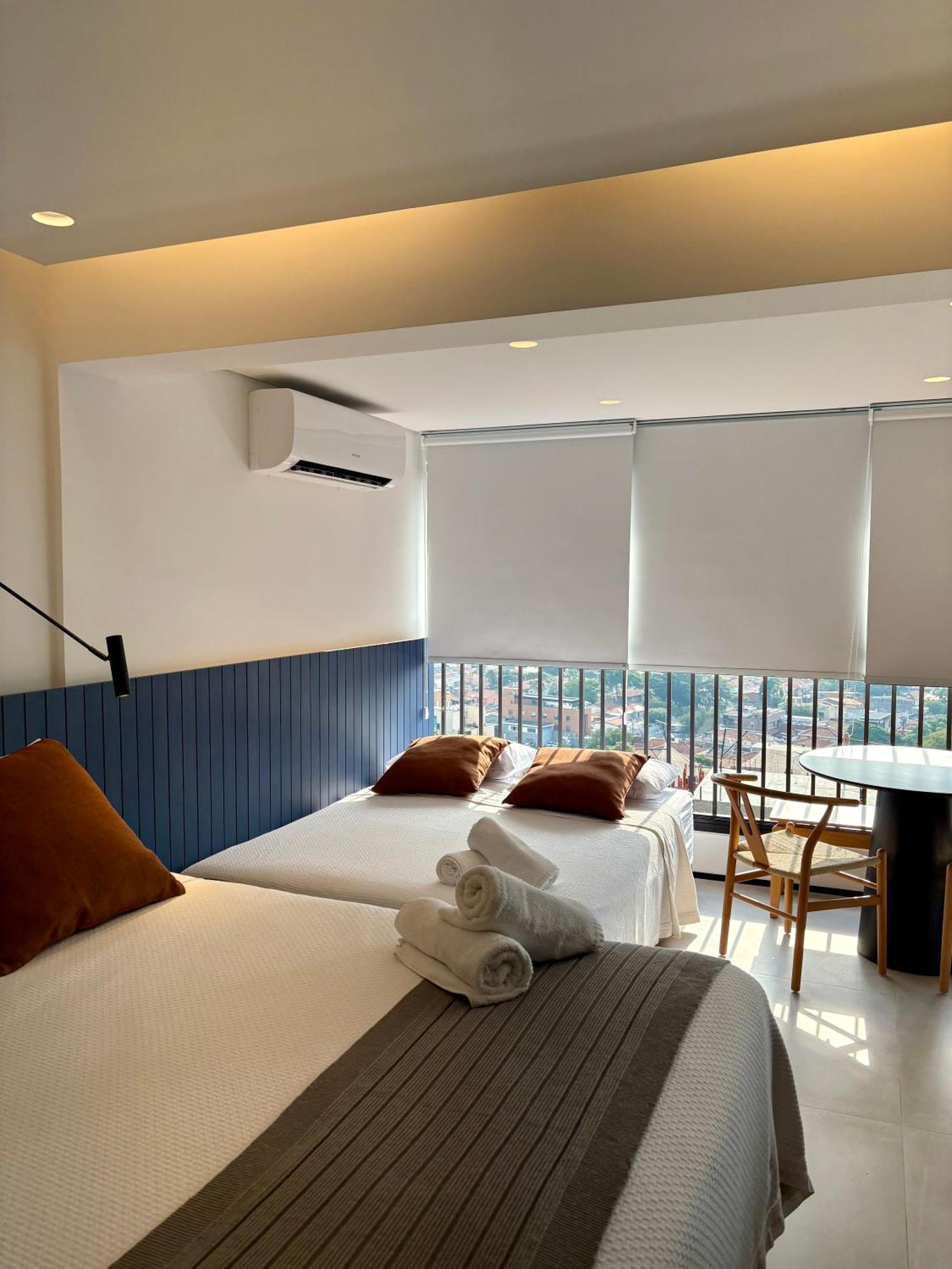 Apartamento Com Estacao De Trabalho E Vista Proximo A Faria Lima E Congonhas San Paolo Esterno foto